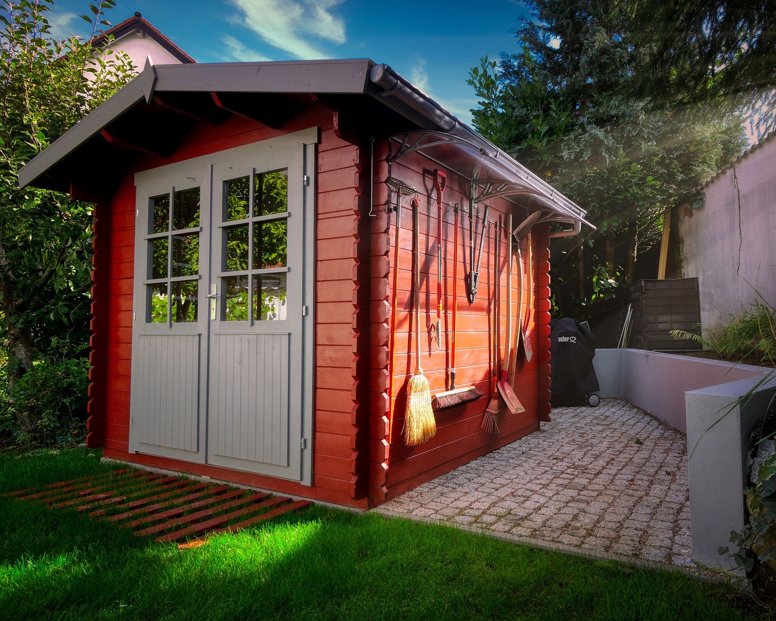 Shed exterior